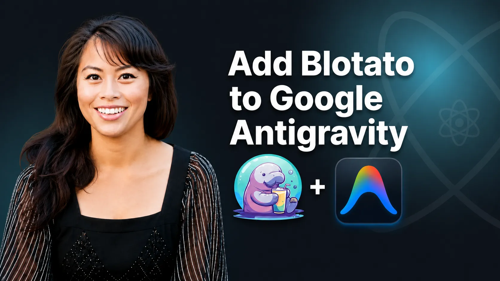 Add Blotato to Google Antigravity MCP setup with Blotato and Antigravity logos