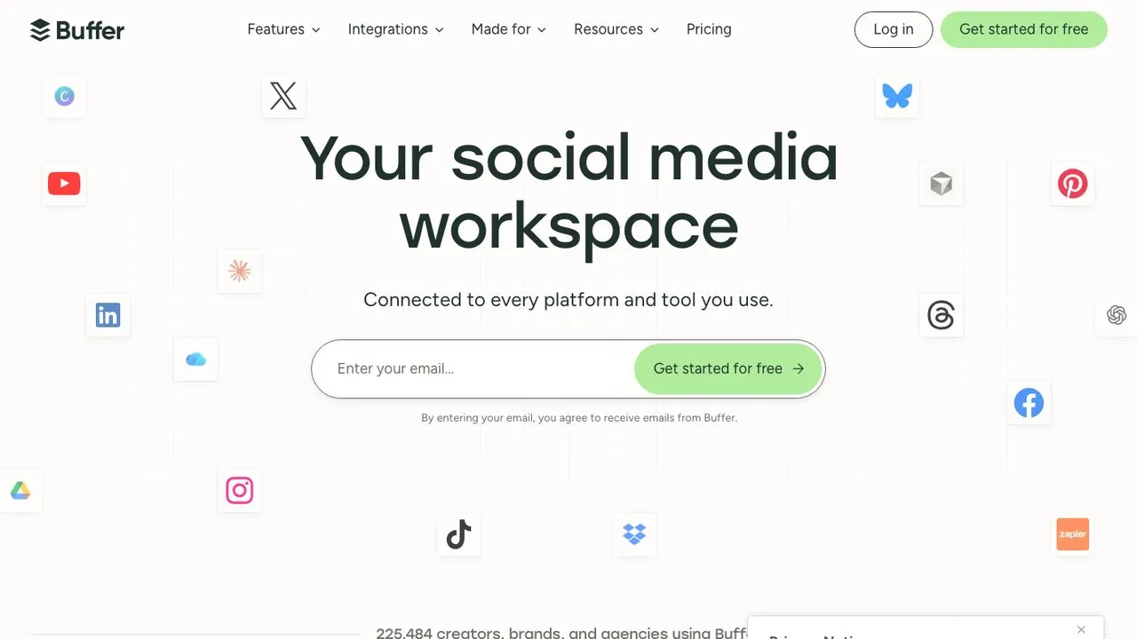 Typefully alternatives: Buffer social media scheduling across channels