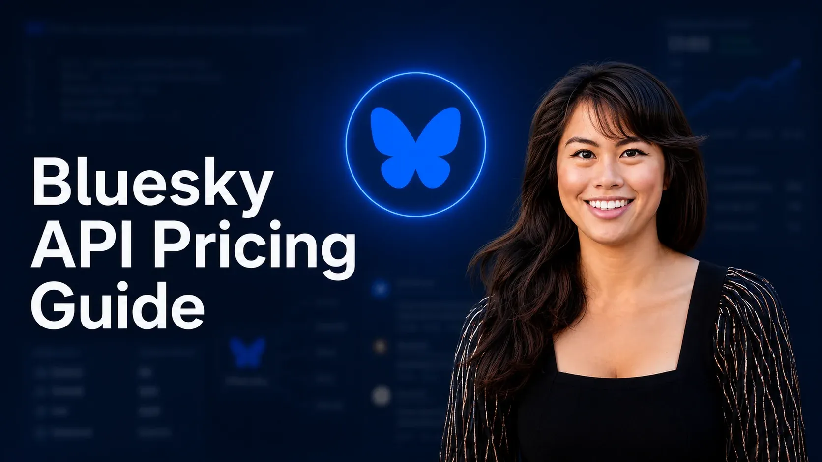Sabrina Ramonov featured cover for the 2026 Bluesky API Pricing guide.