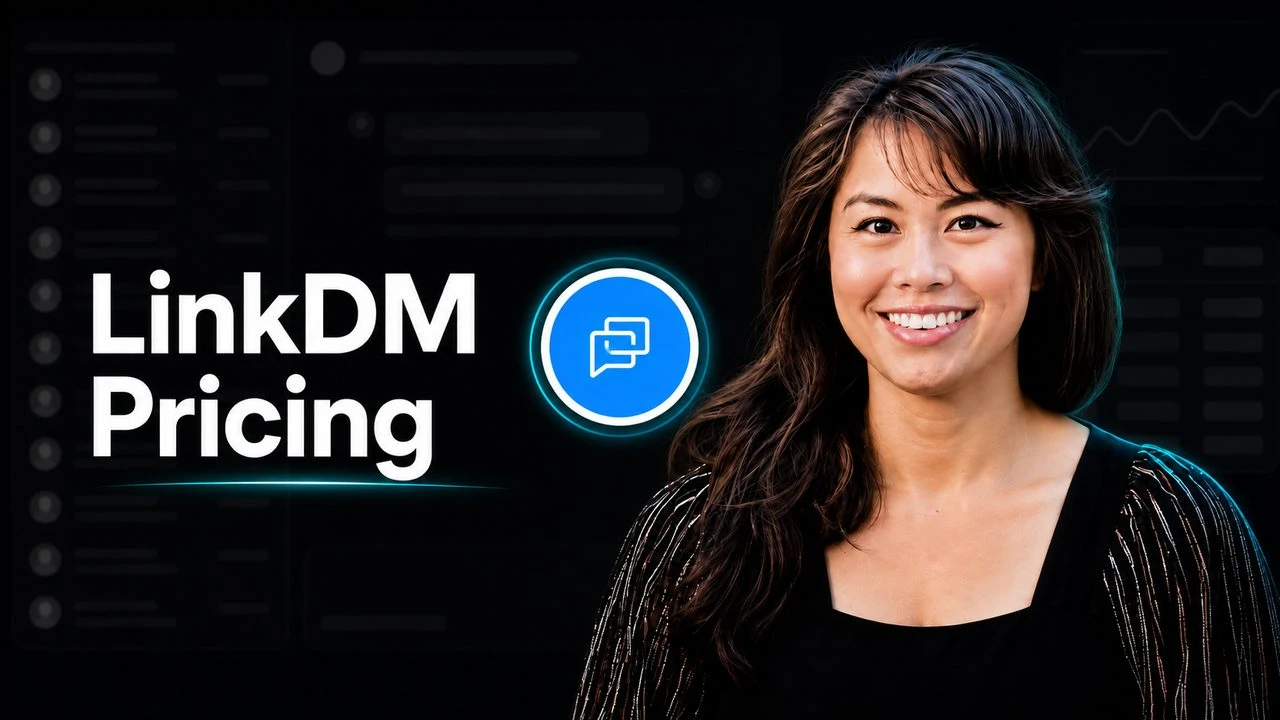 LinkDM pricing breakdown for social media DM automation, covering plan tiers and DM credit packs