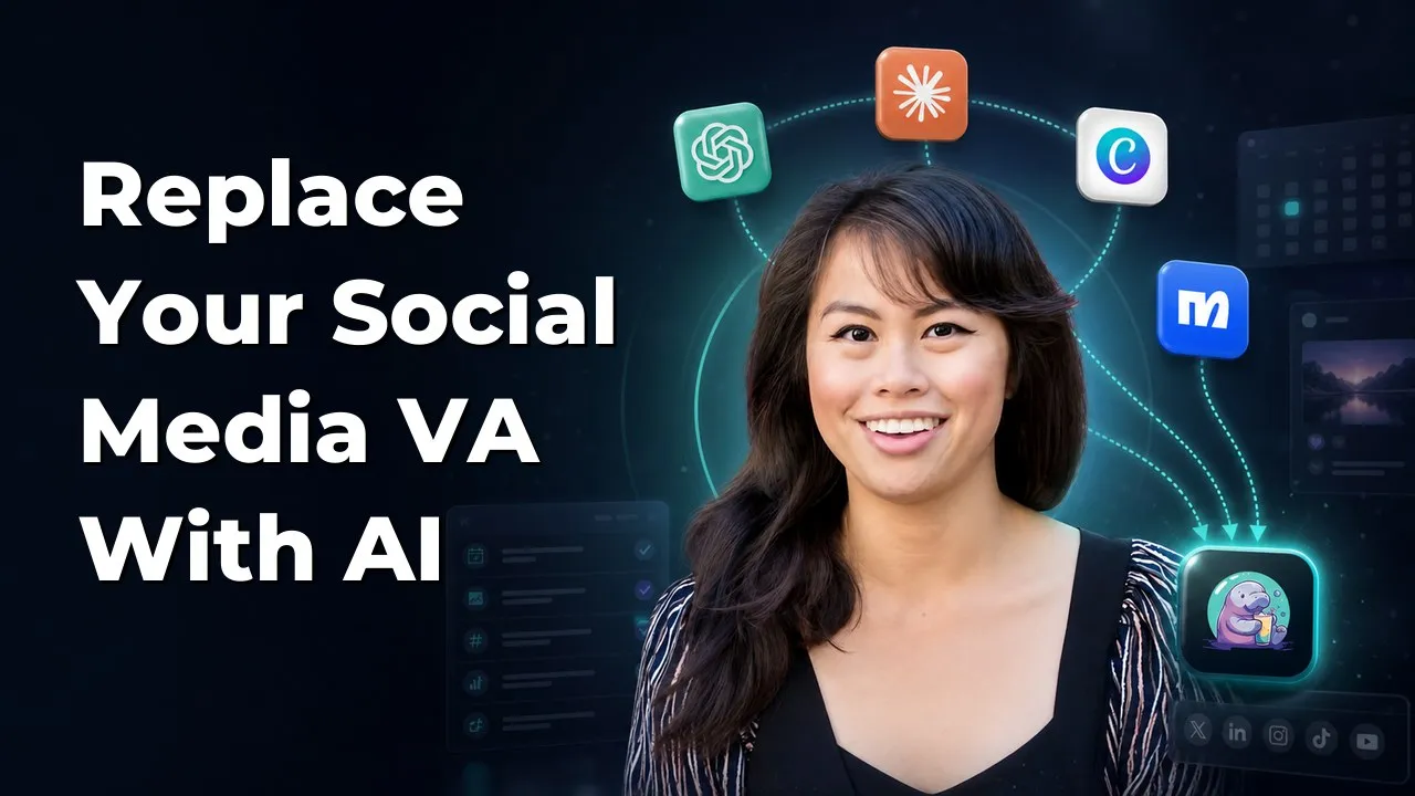 AI tools replacing a social media virtual assistant workflow