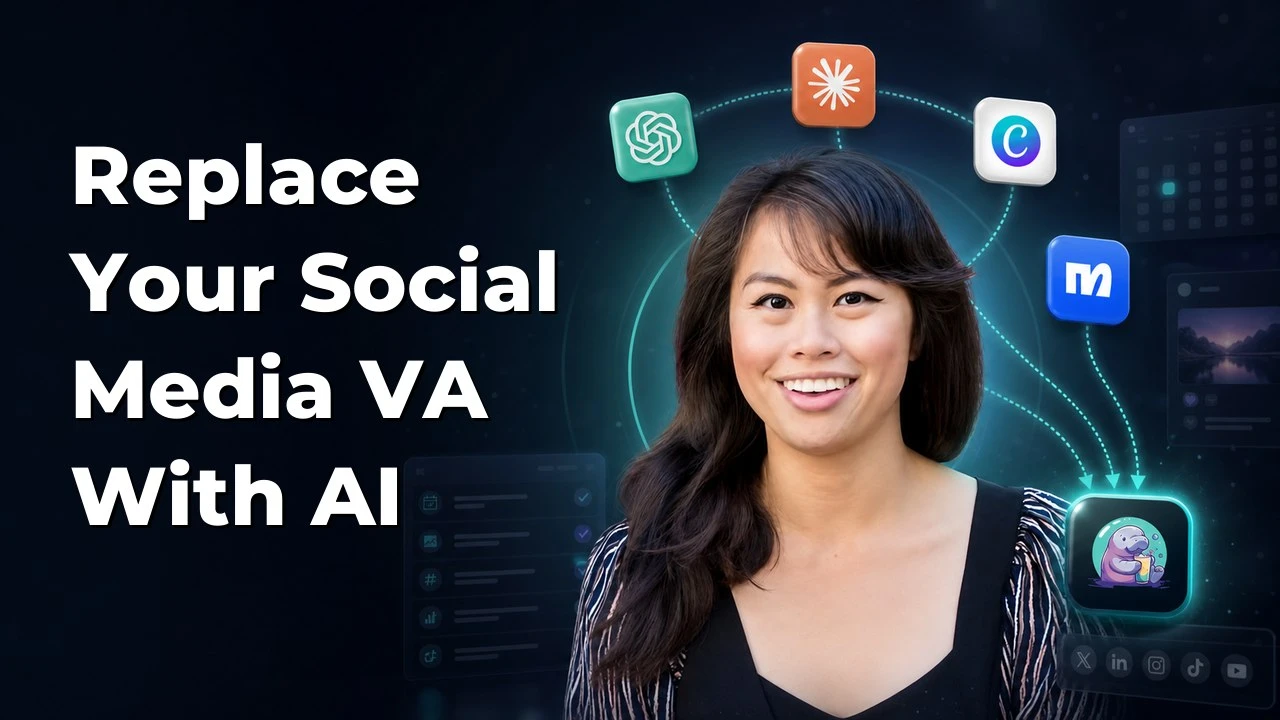 AI tools replacing a social media virtual assistant workflow