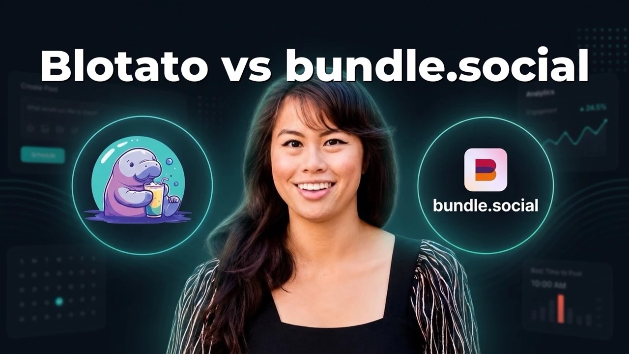 Blotato vs Bundle.social compared as social media APIs on billing shape and post caps.
